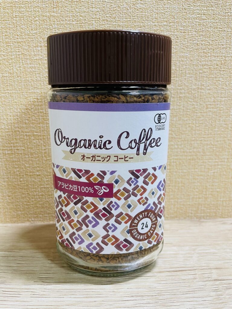 特上美品 【3個】24 ORGANIC DAYS オーガニックインスタントコーヒー100g