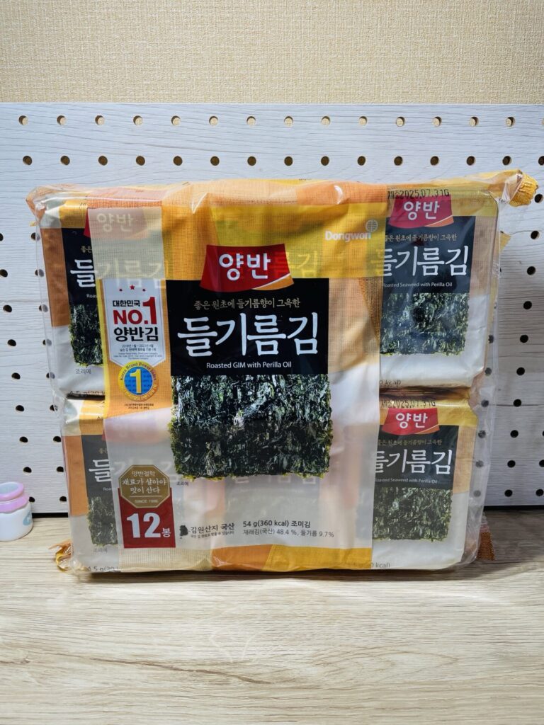 Dongwon ペリラオイル入り韓国のり（12袋入りパック）