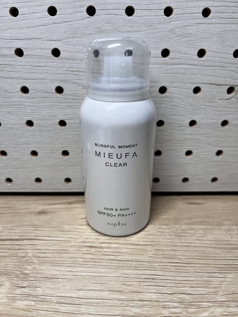 ミーファ フレグランスUVスプレー クリア 80g(髪と肌に使えるUVスプレー)